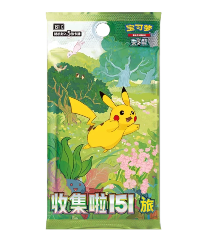 Pokemon TCG - Collect 151 Journey 151 C Simplified Chinese - Slim Booster Pack