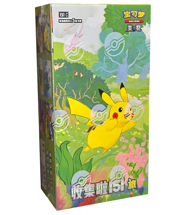 Pokemon TCG - Collect 151 Journey 151 C Simplified Chinese - Slim Booster Box