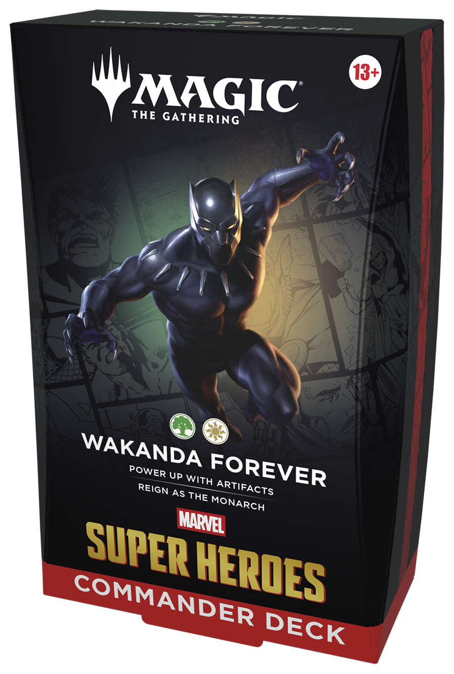 Magic The Gathering - Universes Beyond - Marvel Super Heroes - Commander Deck - Wakanda Forever