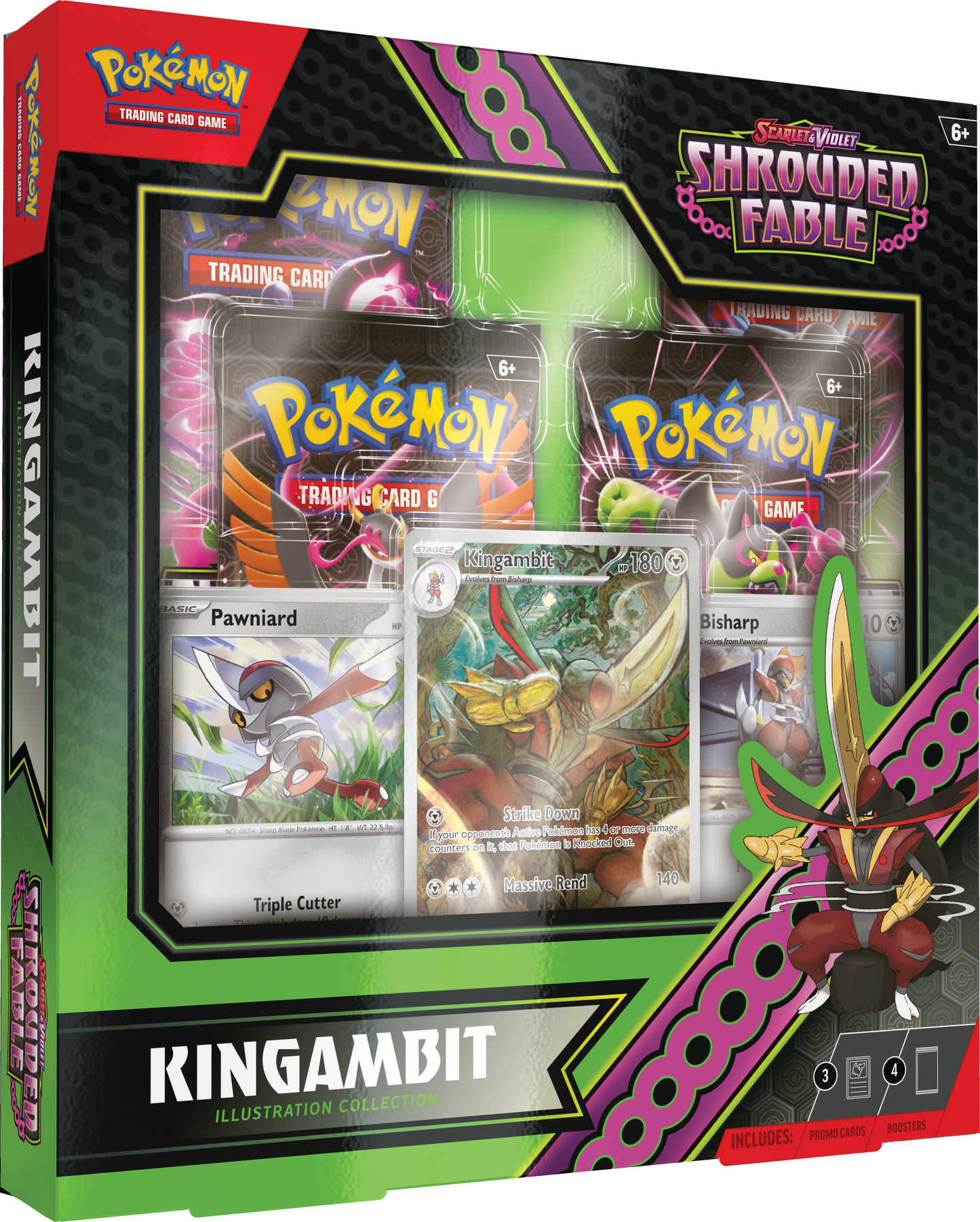 Pokemon TCG - Shrouded Fable - Kingambit Illustration Collection