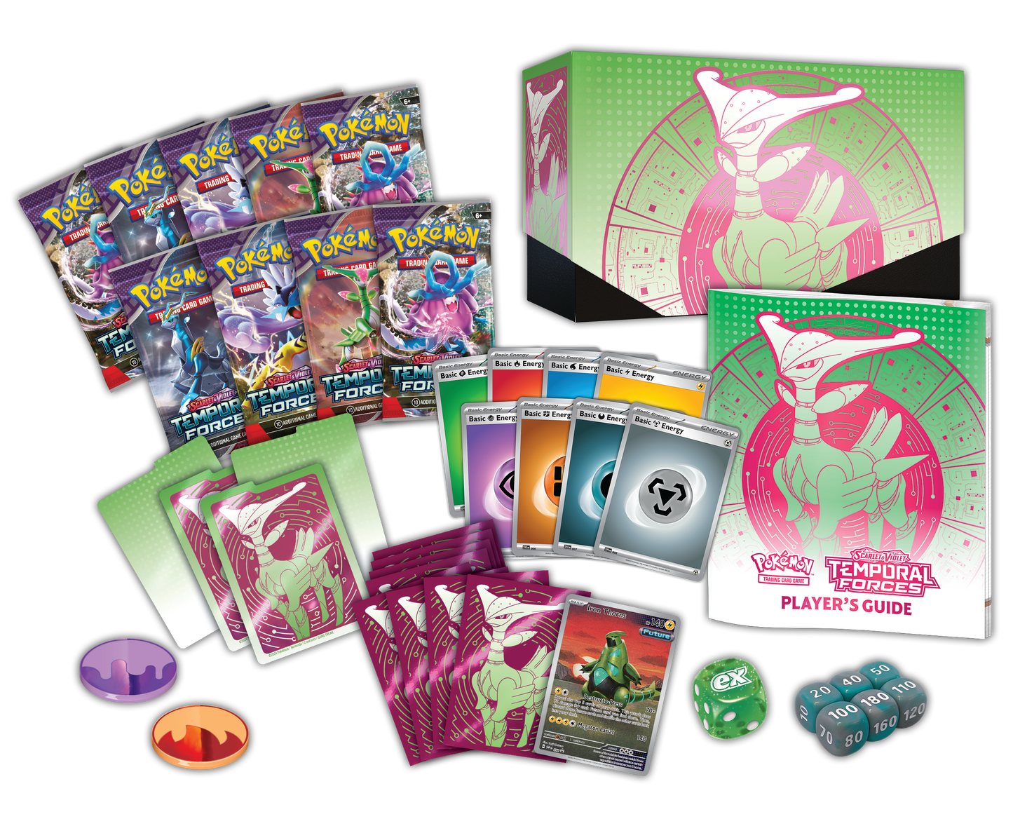 Pokemon TCG - Temporal Forces - Elite Trainer Box (Iron Leaves)