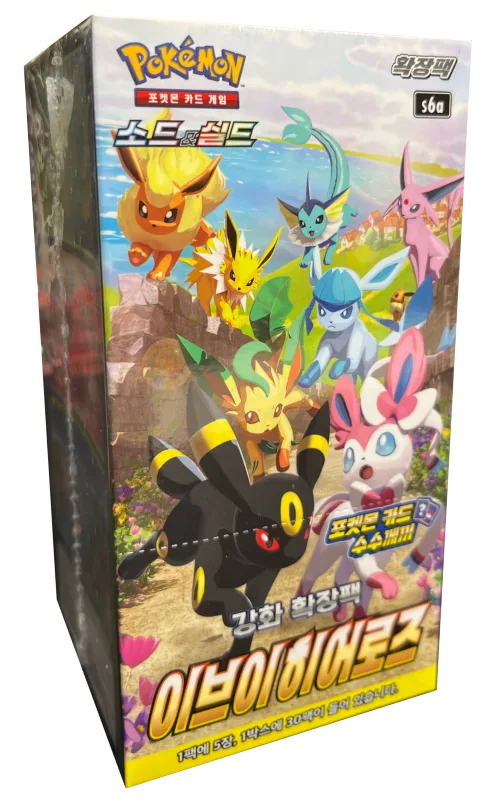 eevee heroes booster box korean Pokemon TCG Eevee Heroes S6A