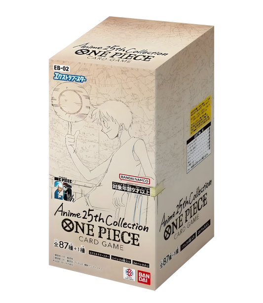 One Piece - Extra Booster Anime 25th Collection EB-02 - Japanese Booster Box
