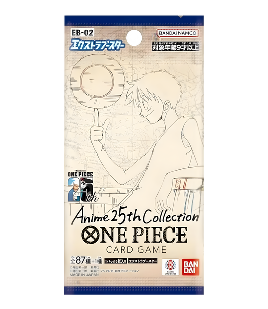 One Piece - Extra Booster Anime 25th Collection EB-02 - Japanese Booster Pack