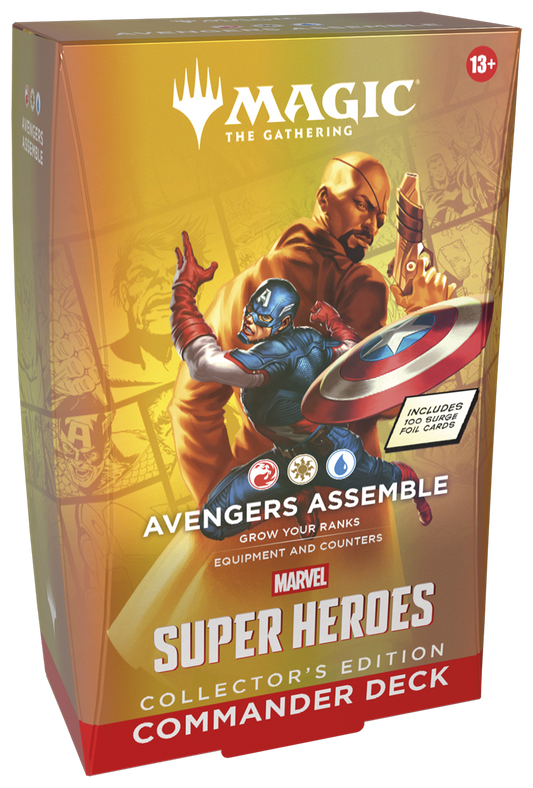 Magic The Gathering - Universes Beyond - Marvel Super Heroes - Collector Commander Deck - Avengers Assemble