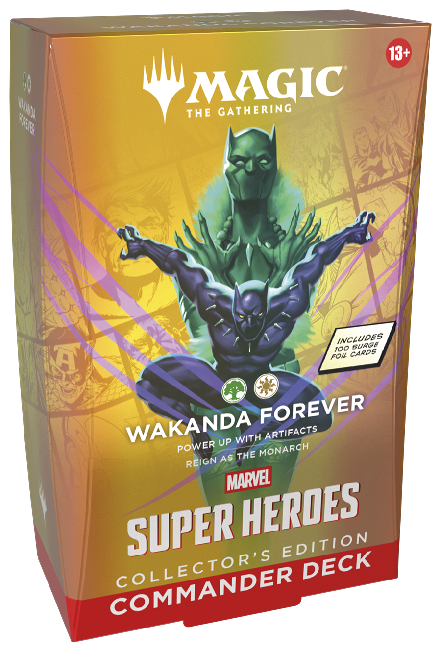 Magic The Gathering - Universes Beyond - Marvel Super Heroes - Collector Commander Deck - Wakanda Forever