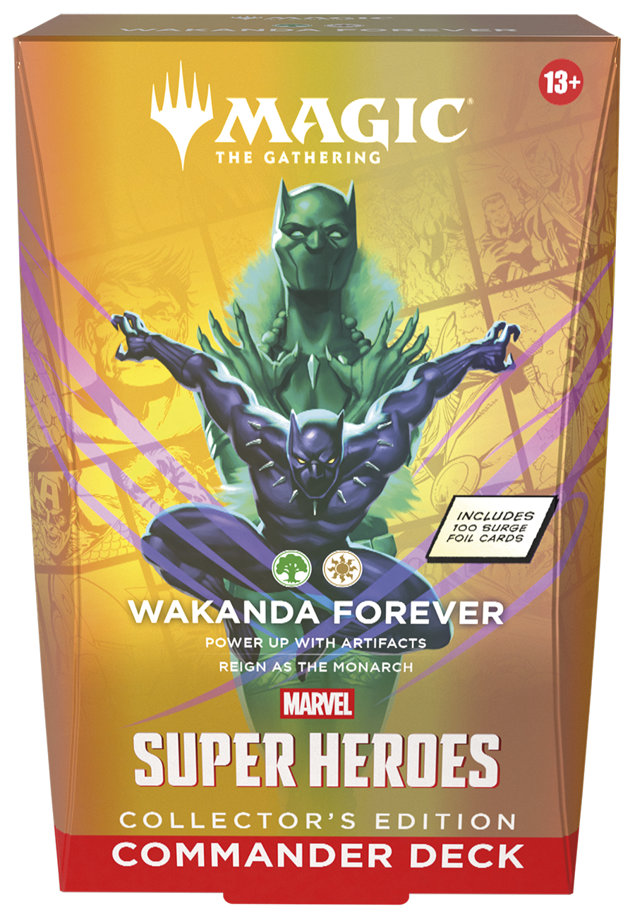 Magic The Gathering - Universes Beyond - Marvel Super Heroes - Collector Commander Deck - Wakanda Forever
