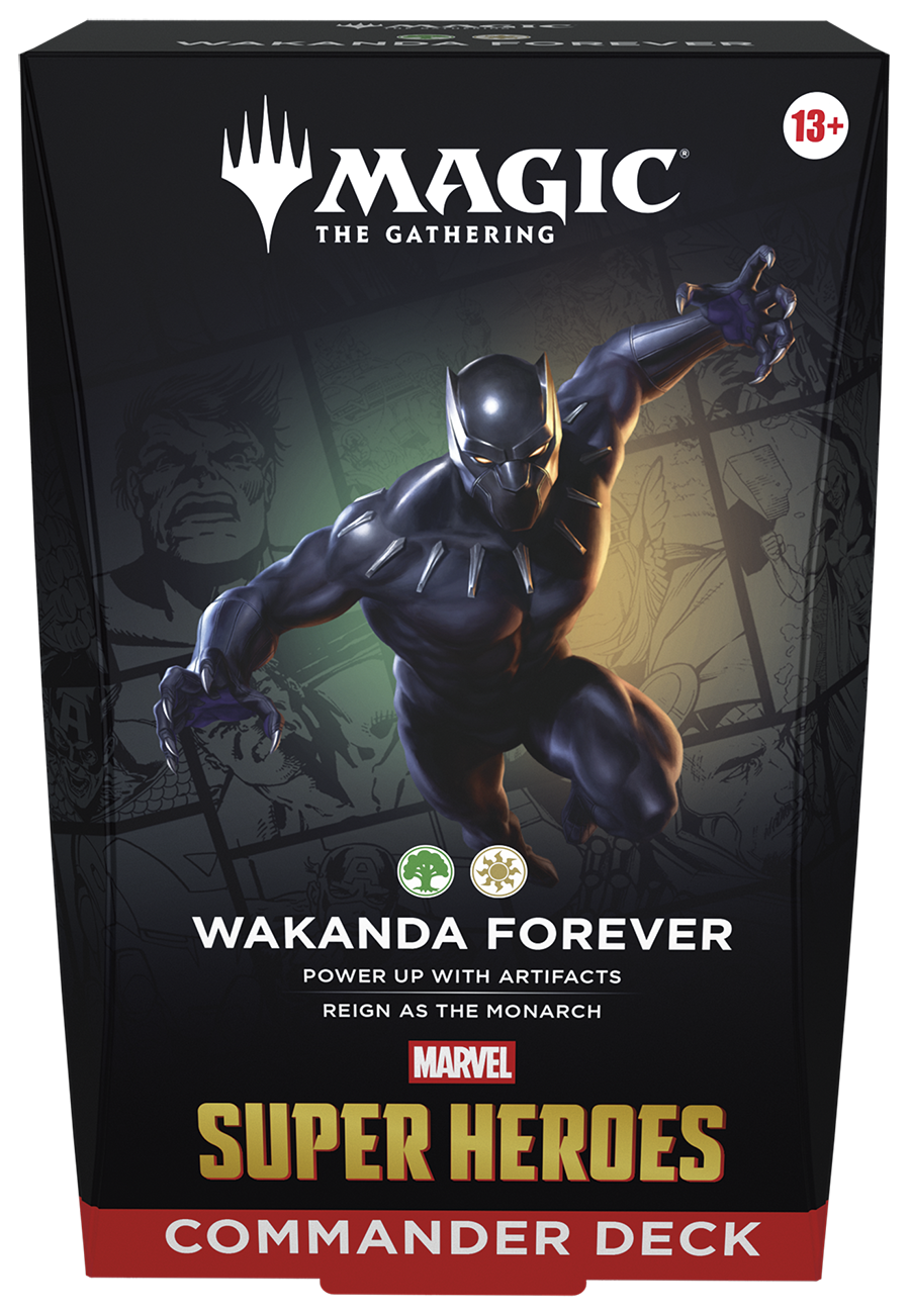 Magic The Gathering - Universes Beyond - Marvel Super Heroes - Commander Deck - Wakanda Forever