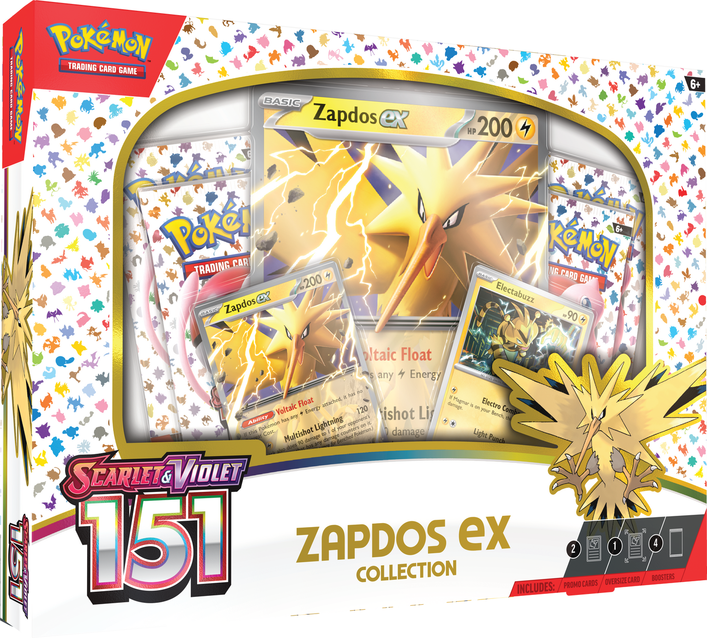 Pokemon TCG - Scarlet & Violet 151 - Zapdos Ex Collection