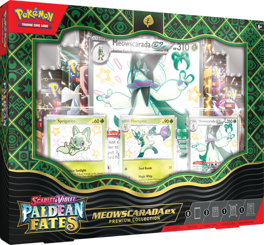 Pokemon TCG - Paldean Fates - Meowscarada Ex Premium Collection