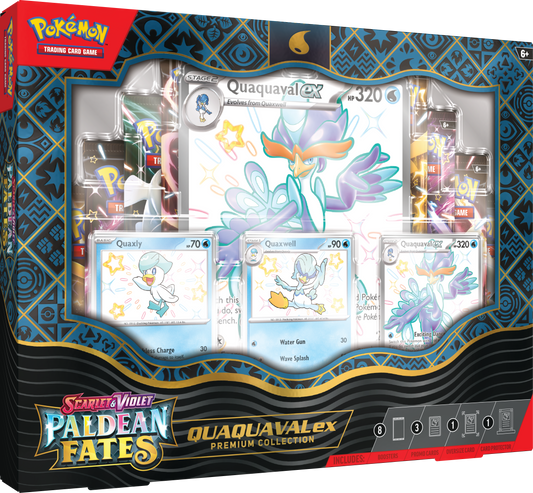 Pokemon TCG - Paldean Fates - Quaquaval Ex Premium Collection