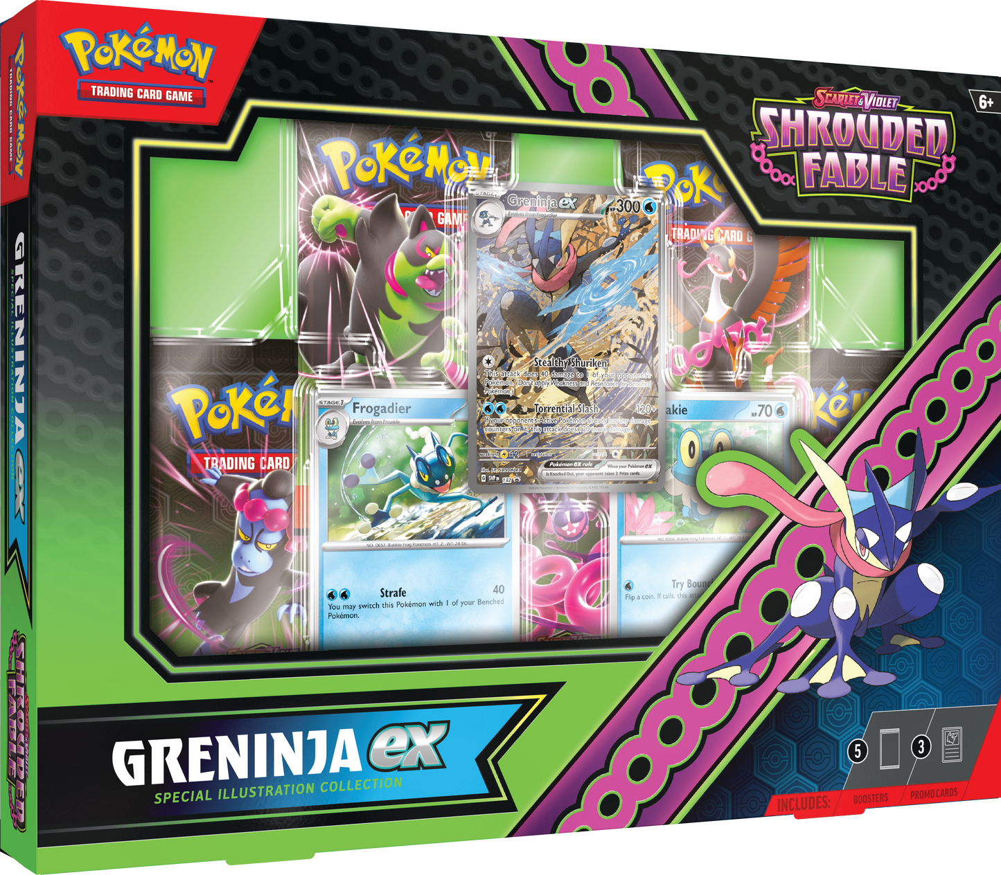 Pokemon TCG - Shrouded Fable - Greninja Ex Special Illustration Collection