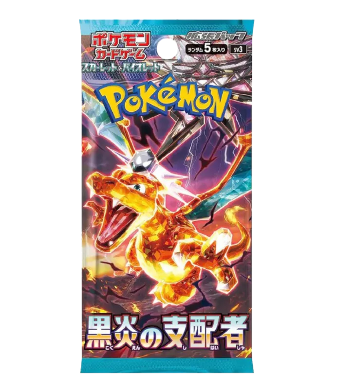 Pokemon TCG - Ruler Of The Black Flame SV3 - Booster Pack