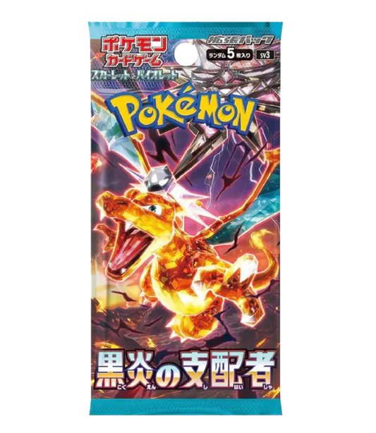 Pokemon TCG - Ruler Of The Black Flame SV3 - Booster Pack